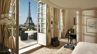 SHANGRILA PARIS  Best luxury hotel in Paris full tour in 4K [upl. by Ordnajela]