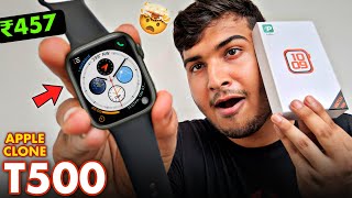 T500 Smartwatch Unboxing and Review 😍  BT Calling Under 500 [upl. by Olgnaed332]