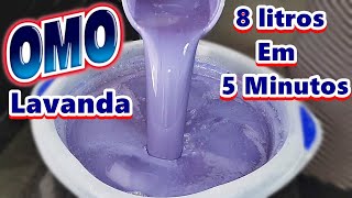 SABÃO OMO DE LAVANDA EM 5 MINUTOS [upl. by Kirbee]