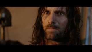 Aragorn receives Anduril forged from the shards of Narsil [upl. by Caria]