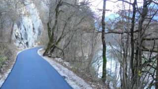 Radweg den Fluß Sava Bohinjka entlang  Slowenien [upl. by Hanus377]