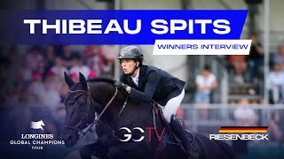 LGCT Grand Prix  Winners Interview Thibeau Spits  LGCT Riesenbeck 2024 [upl. by Gusta]