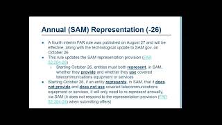 GSAs Implementation of Section 889 of the FY 2019 National Defense Authorization Act NDAA [upl. by Anicart]