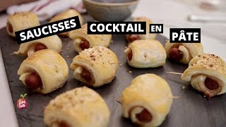 SAUCISSES COCKTAIL EN PÂTE 🐷Hors doeuvres rétro La petite bette [upl. by Gerry231]