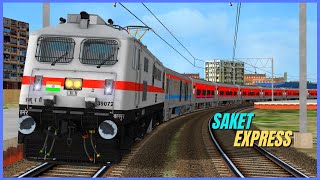 22183 MUMBAI LOKMANYA TILAK  NASHIK ROAD SAKET SF EXPRESS  MUMBAI 2021 ROUTE  MSTS shortslive [upl. by Race]