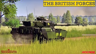 The BRITISH Forces  REGIMENTS Gameplay [upl. by Aniryt358]