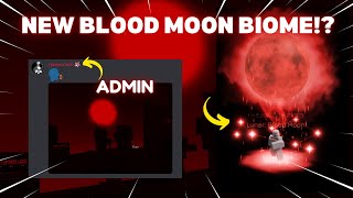 NEW BLOOD MOON BIOME  Sols RNG ERA 7 LEAKS [upl. by Amak]