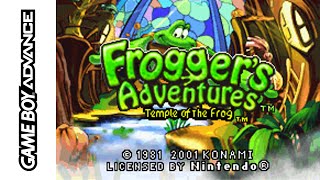 GBA Froggers Adventures Temple of the Frog 2001 Longplay [upl. by Firman]