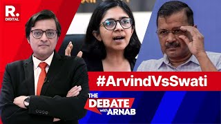 Arvind Kejriwal vs Swati Maliwal Assaultgate Gets Bigger As AAP Attacks Own MP  Debate With Arnab [upl. by Llert]