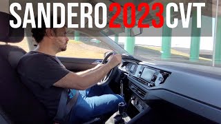 Review Sandero 2023 con caja automática CVT [upl. by Meri]