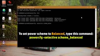 Change Power Scheme via CMD [upl. by Manolo]