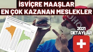 İSVİÇRE MAAŞLAR 2021 💸  En çok kazanan ve aranan meslekler   Avrupanın en yüksek maaşları  💰 [upl. by Skip815]