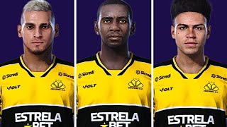 CRICIÚMA  PES 21  Elenco Atualizado  2024 [upl. by Rfinnej]