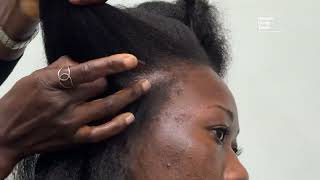 EASY NATURAL HAIR STYLING TECHNIQUES AT NGTHI naturesgentletouch hairstyle hair happy haircare [upl. by Hakim]