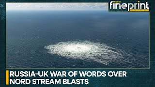 WION Fineprint  Russia says UK behind Nord Stream blasts [upl. by Amliv]