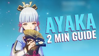 How to Build Ayaka  Genshin Impact [upl. by Arik]