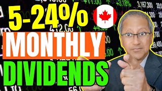 HighYield Canadian Dividend Stocks that Pays Monthly  Canadian Investing [upl. by Navar803]