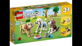 LEGO Instructions  Creator 3in1  31137  Adorable Dogs [upl. by Gaughan]