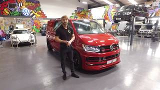 Cherry Bomb James shows you around our latest Transporter ABT creation [upl. by Anem]