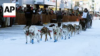 2024 Iditarod gets underway with ceremonial start in Anchorage [upl. by Savanna]