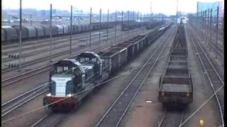 france dunkerque grande synthe21 01 2000 triage Fret SNCF part 4 [upl. by Zephaniah693]