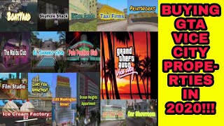 Buying All Properties Of Gta Vice City In 2020 [upl. by Skipton]