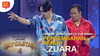 PERSEMBAHAN PENUH ZUARA  MINGGU 6  MUZIKAL LAWAK SUPERSTAR 4 [upl. by Enyak]