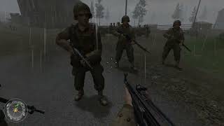 Call Of Duty 2 PART 24 Approaching Hill 400  Bergstein  Germany  December 6  1944 [upl. by Leitman789]