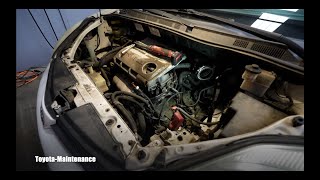 2004 Toyota Sienna 3MZFE Starter Replacement [upl. by Adranoel246]