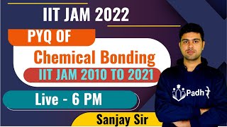 PYQ OF IIT JAM Chemical Bonding IIT JAM Chemistry Previous Year Solution JAM 2022 [upl. by Kantor]