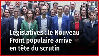 Législatives 2024  le Nouveau Front populaire en tête du scrutin [upl. by Kcerb]