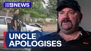 Uncle apologises to victims loved ones after nephews alleged rampage  9 News Australia [upl. by Durrej]