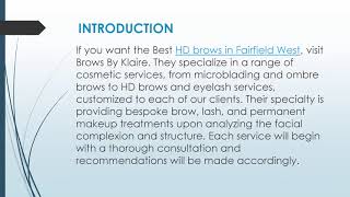 Best HD brows in Fairfield West [upl. by Ahsemit]