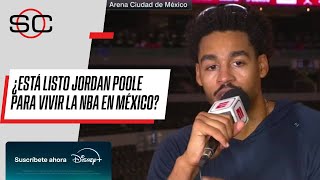 ¡JORDAN POOLE EN SC  El jugador de WIZARDS prueba MÉXICO previo al NBA MEXICO CITY GAME 2024 [upl. by Steffin]