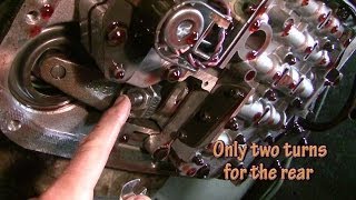 How to adjust bands and change automatic transmission fluid [upl. by Ayanal]