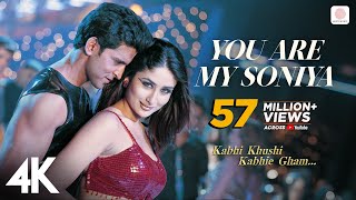 You Are My Soniya  K3G  Kareena Kapoor  Hrithik Roshan sonunigam  alkayagnik3875  4K [upl. by Eeladnerb]