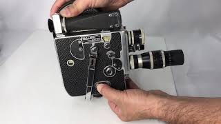 Rara PaillardBolex H8 8mm Cine Câmera 1938 Switzerland [upl. by Iuq913]