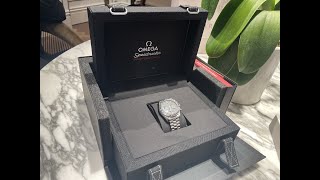 Omega Speedmaster Sapphire Sandwich Unboxing [upl. by Arba415]