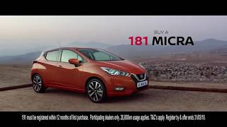 181 Nissan AllNew Micra TVC [upl. by Sigfried]