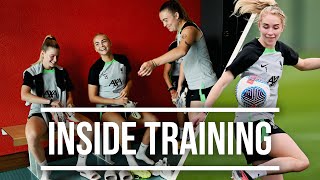 Inside Training FIRST SESSION at Melwood for Liverpool FC Women [upl. by Atiral240]