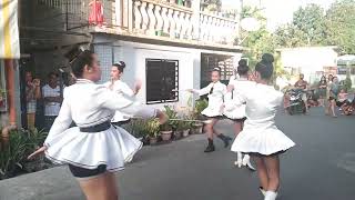 Banda Morriz at Morong Rizal Town Fiesta 2023 majorette jeazellereign [upl. by Anuayek]