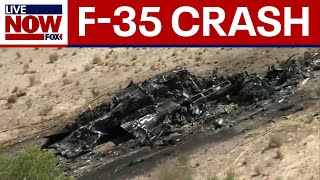 USMC F35 crashes and explodes near airbase Lockheed Martin confirms  LiveNOW from FOX [upl. by Nnyleuqaj222]