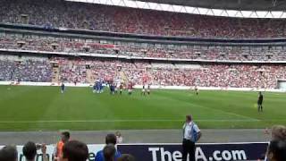 Evra fight  Chelsea FC vs Manchester United FA Community Shield 2009 privat [upl. by Enyamrahc]