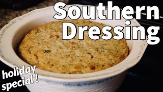 How to Make Southern Dressing  Thanksgiving Stuffing holiday special [upl. by Nwahsuq]