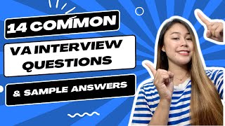 Most Common VA Interview Questions amp Answers  How to PASS a VA Job Interview with Confidence va [upl. by Anam]