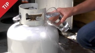 How to Tell How Much Propane Is Left for Your Gas Grill  CHOW Tip [upl. by Nihcas]