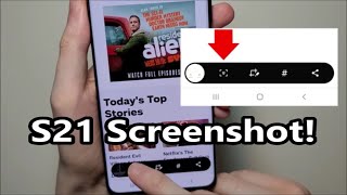 How to Screenshot on Samsung Galaxy S21  S21  S21 Ultra 5G [upl. by Clive]