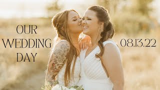 OUR WEDDING DAY  Hannah amp Emma Blauser  Lesbian Wedding Video  LGBTQ Wedding [upl. by Hebe]