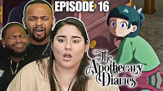 The Secret Is Getting Harder The Apothecary Diaries Episode 16 Reaction [upl. by Haslett221]