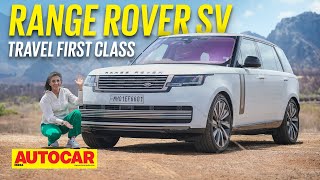 2023 Range Rover SV review  Range Topper  First Drive  Autocar India [upl. by Keung]